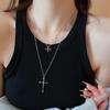 Retro Round Resin Necklace: Versatile, Fashionable High-End Clavicle Chain for Women