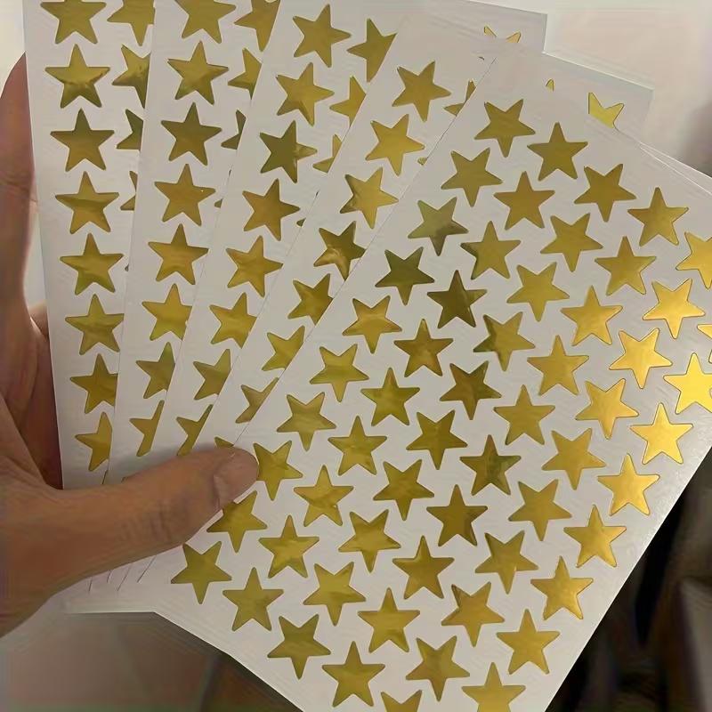 600 Small Golden Star Stickers for Rewards Reward Stickers Reward Labels Star Stickers Gift Bags Envelope Seals Party Decoration