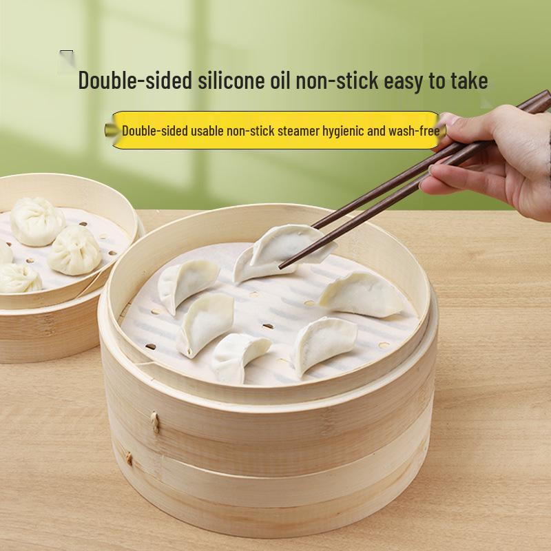 Non-Stick Disposable Steamer Paper for Buns & Mantou