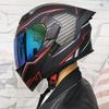 JIEKAI Flip-Up Motorcycle Helmet Women Couples Dual Lens Full Face Scooter Riding ABS Material