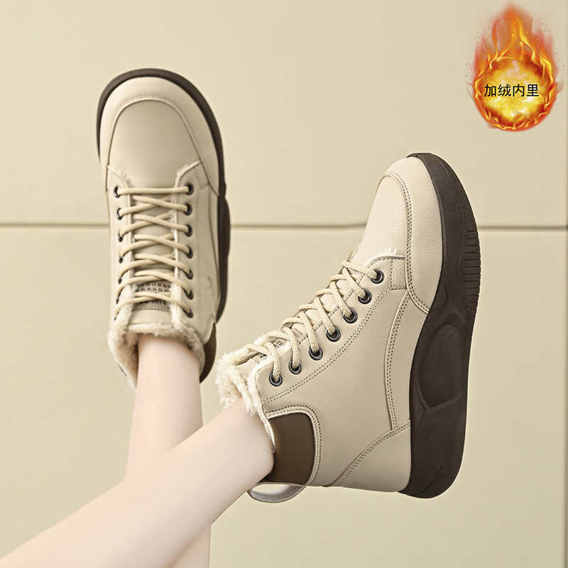 Snowboots Without Heels Women's Summer Moccasins Women's Summer Boots Shoes Beige Long Boots Sneakers Sport Shoos