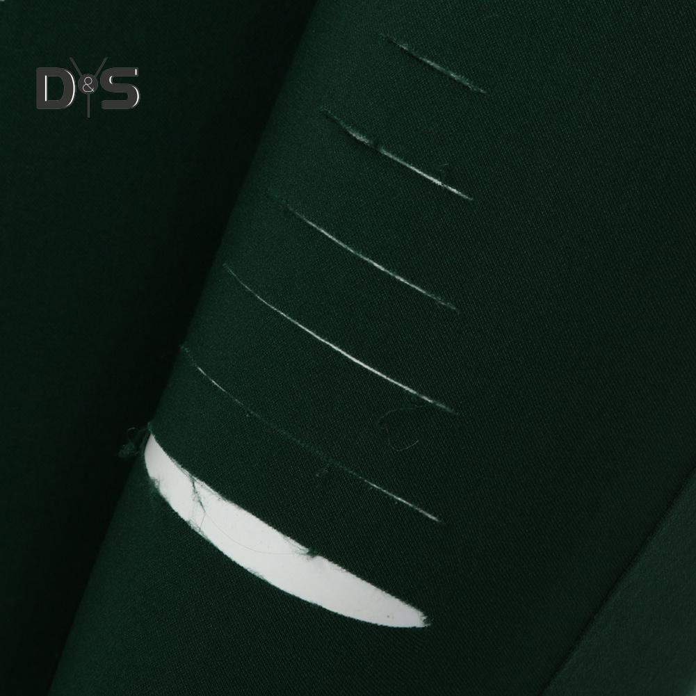 DYS Women Clothing Plus Size Drawstring High Waist Pencil Pants Ripped Skinny Leggings