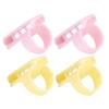 4Pcs Knitting Thimble Finger Guide Splitter for DIY Fun Sweater Wool Sewing Accessories