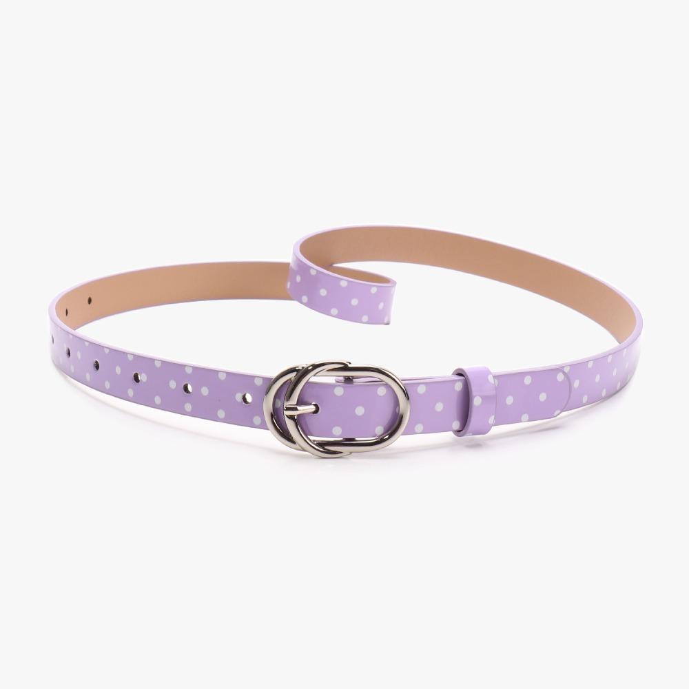Millennial-Style Polka Dot Belt Dopamine Retro Thin Belt Skirts Waistband Jeans Accessories