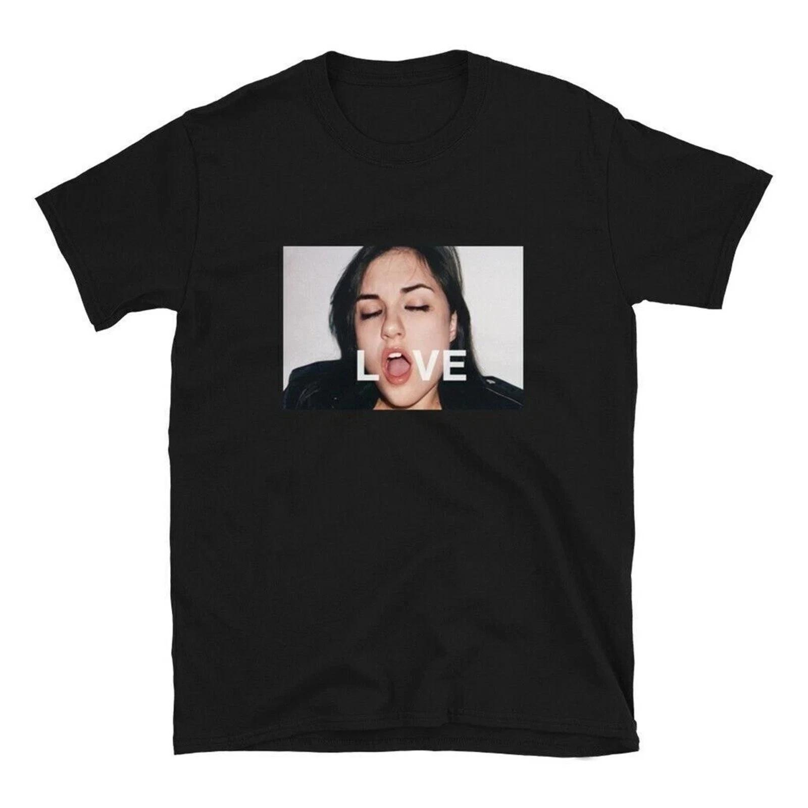 Sasha Grey Любовь Унисекс Винтажная Графическая Футболка S