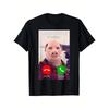Unisex Grafik-T-Shirt John Pork Is Calling Lustiges Meme Grafik-T-Shirt Unisex Baumwolle Lässig Streetwear TikTok Meme Liebhaber Weihnachtsgeschenk Unisex,Geschenk,Oberteil