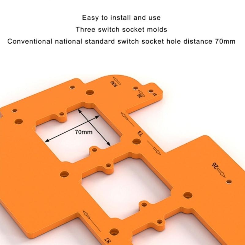 Multifunctional Sturdy Woodworking Slotting Template Designs for Carpenter and Enthusiasts Across Various Materials