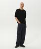 PLAC Essentials Wide Linen Denim Pants M08 Deep Blue