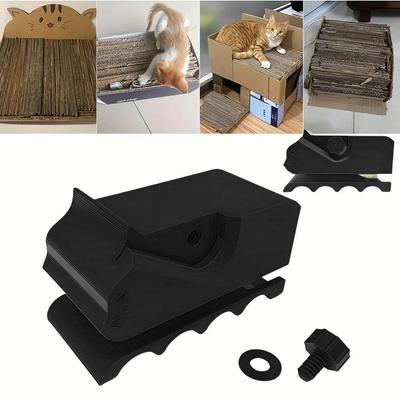Taglierino Manuale in Cartone per Tiragraffi per Gatti Strumento Creativo per Taglio Cartone Stampato in 3D Portatile Strumento Artigianale Fai da Te per Uso Domestico Ufficio Colore Solido