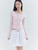 Opening Sunshine Pintuck Balloon Mini Skirt White