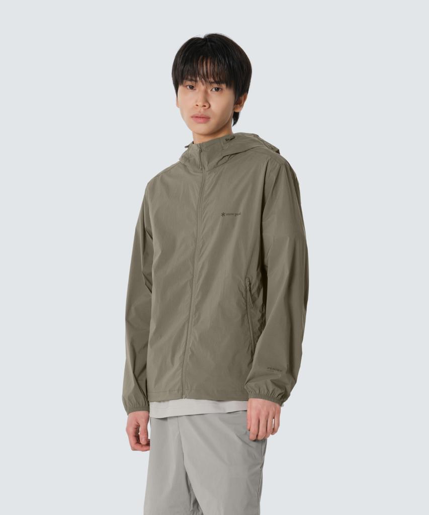 Snowpeak Apparel Pico Sunblock Pertex Ultralight Windbreaker (S26Mmtwb78) Khaki