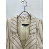 GIORGIO ARMANI Ivory Striped Double Breasted Jacket Jacket 46 IvoryUsed
