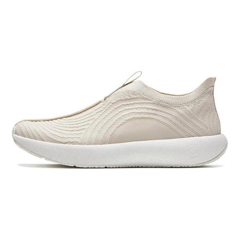 Anta Men Versatile Low Top Casual Shoes Beige 912427705S-5 39