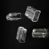 4Pcs Toothbrush Holders Head Covers Protection Transparent Accessories