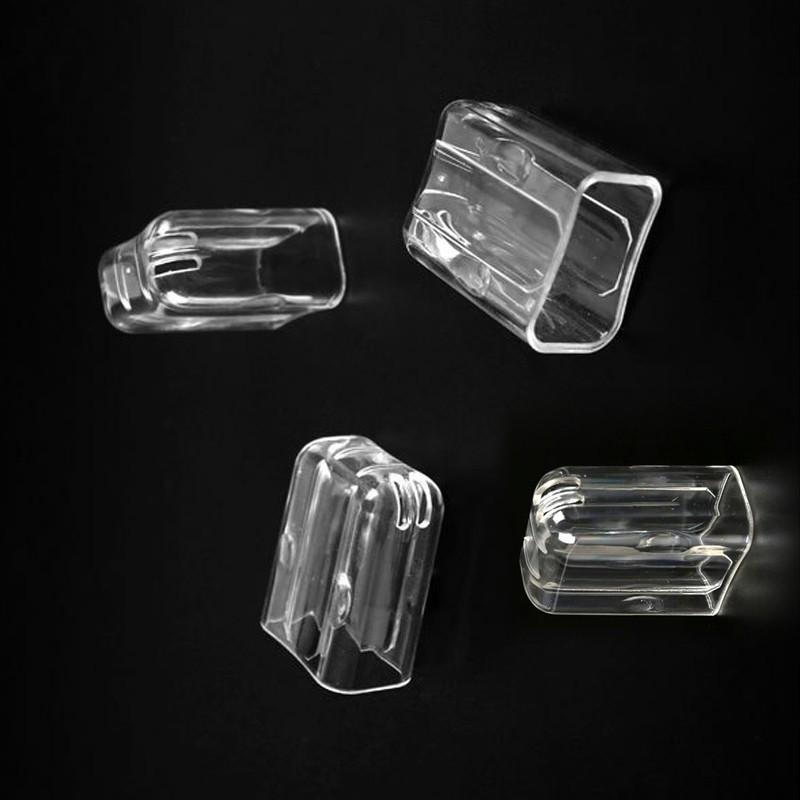 4Pcs Toothbrush Holders Head covers Protection Transparent Accessories
