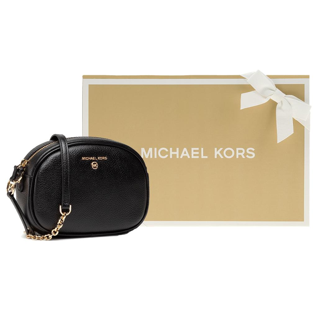 New MICHAEL KORS Jet Set Small Pebbled Leather Convertible Camera Bag 32S1GT9C0L-001