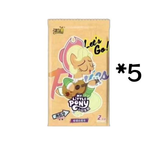 My Little Pony Complete Fun Shadow Set Box Applejack Fluttershy Rare Collection CR Prerelease Card Card
