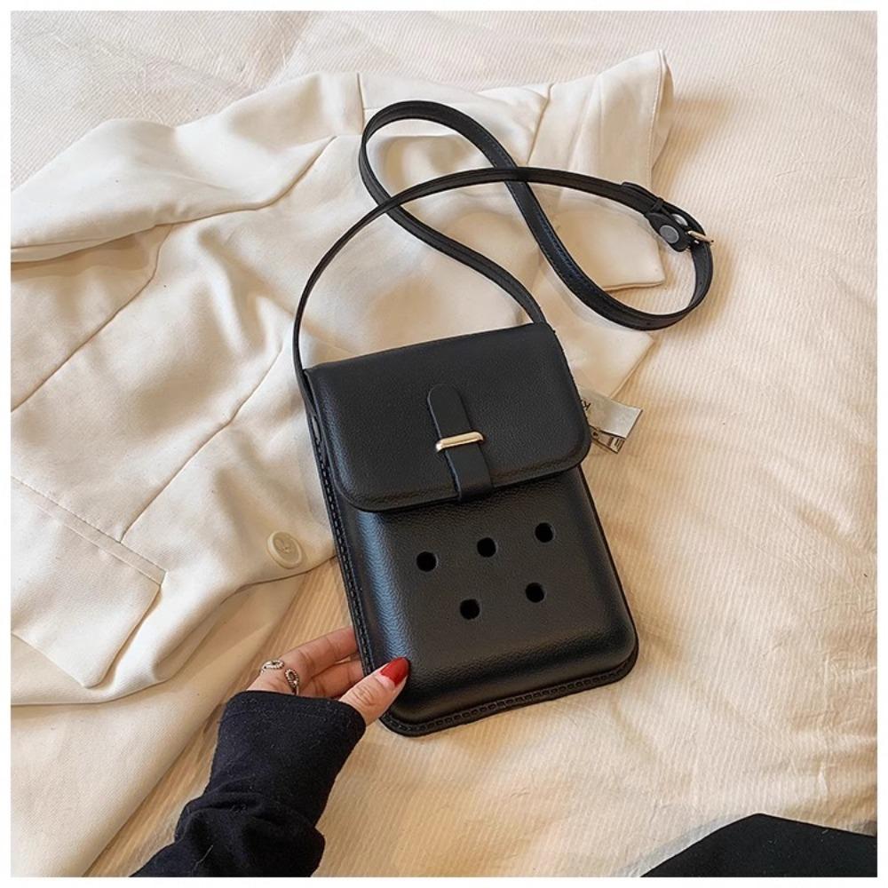 DIY EVA Mobile Phone Bag Hole Shoulder Bag Fashion Crossbody Bag Men