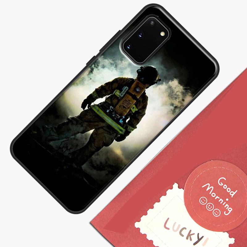 Firefighter Heroes Fireman Phone Case For Samsung Galaxy S26 S25 Ultra S20 S21 S22 S23 S24 S10 Plus S25 FE Cover Shell