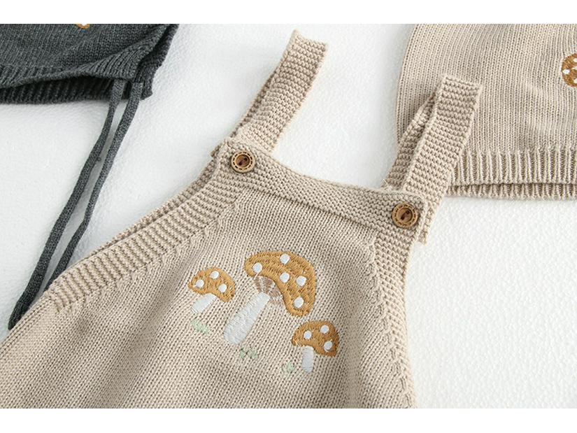 Unisex Baby Crawling and Toddler Clothes: Long-Sleeve Sweater Romper