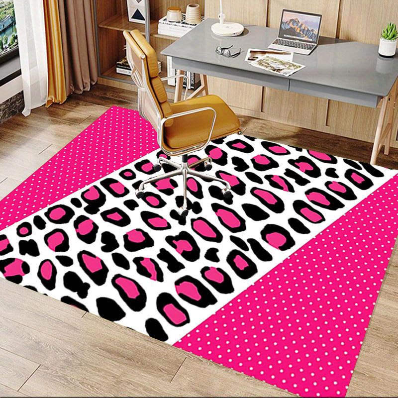 1 Stück Gepardenmuster Polka Dots Extra Groß Rutschfester Teppich, Büro, Familie, Schlafzimmer, Studio - Großer Teppich für Innenbereiche, Lebendige Farben - W296