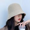 Blend Fisherman Hat For Women Winter Korean Style Sun Protection Casual Outdoor