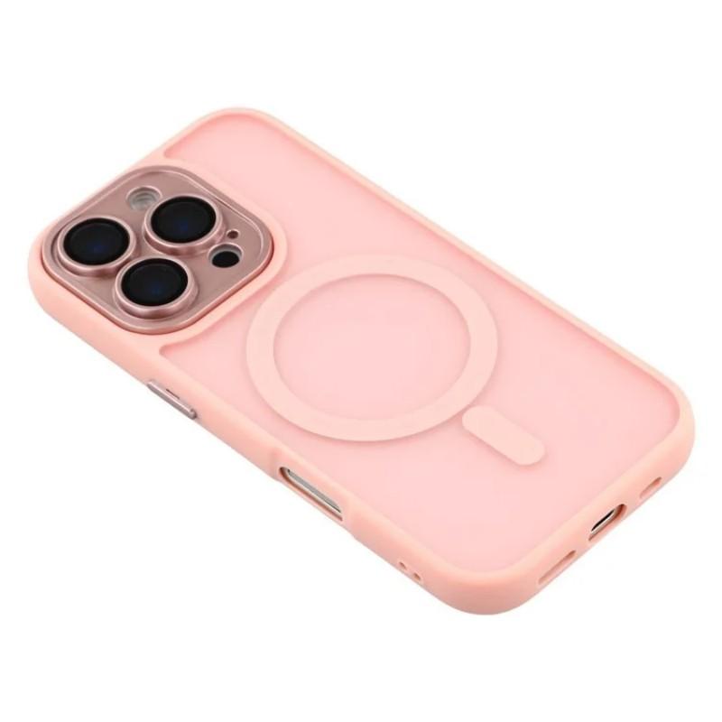 For iPhone 16 Pro Back Cover Compatible with MagSafe WANLONFENG QB1 Series PC TPU Shockproof Phone Case