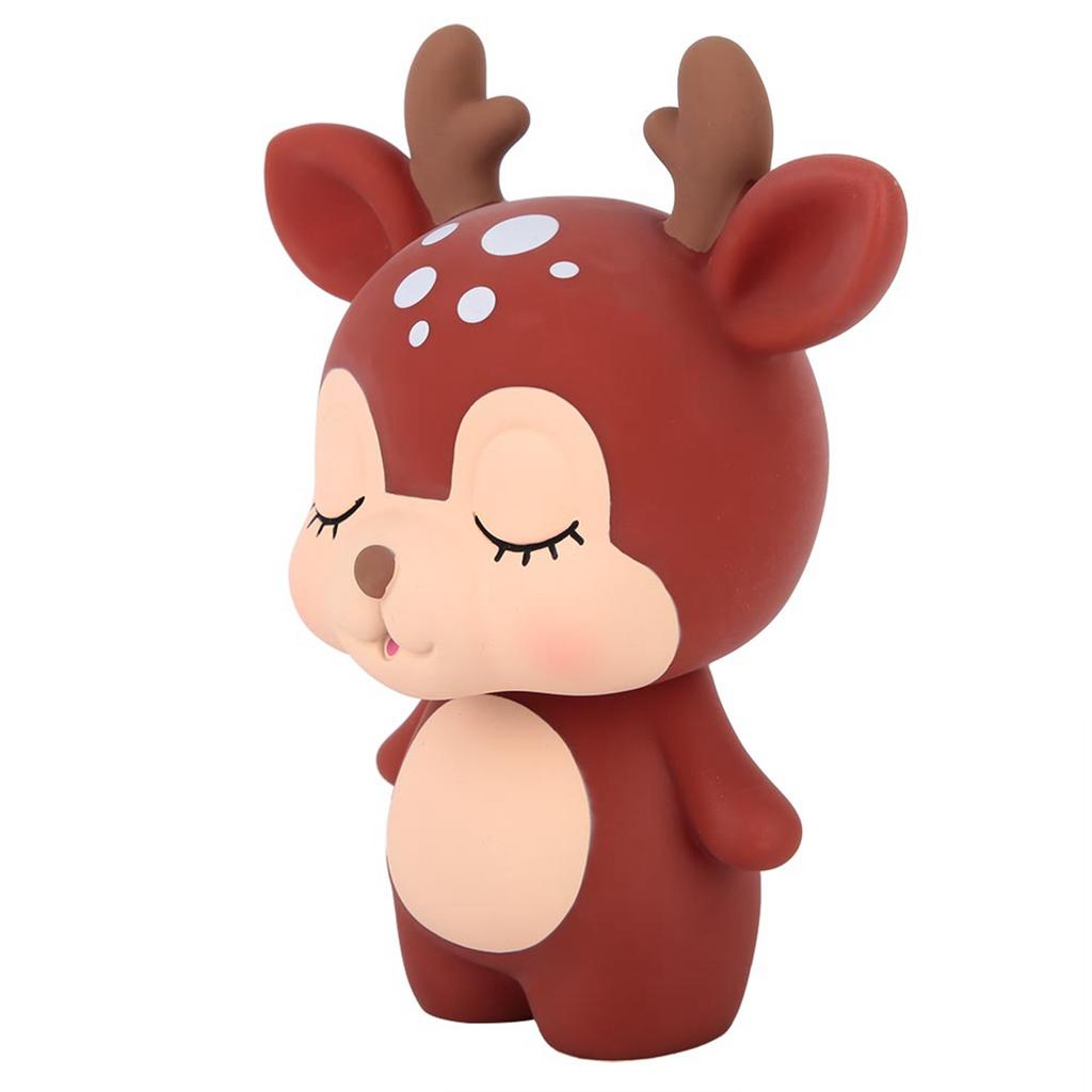 Brown Cartoon Animal Shape Innovative Money Saving Box Pot Home Decoration