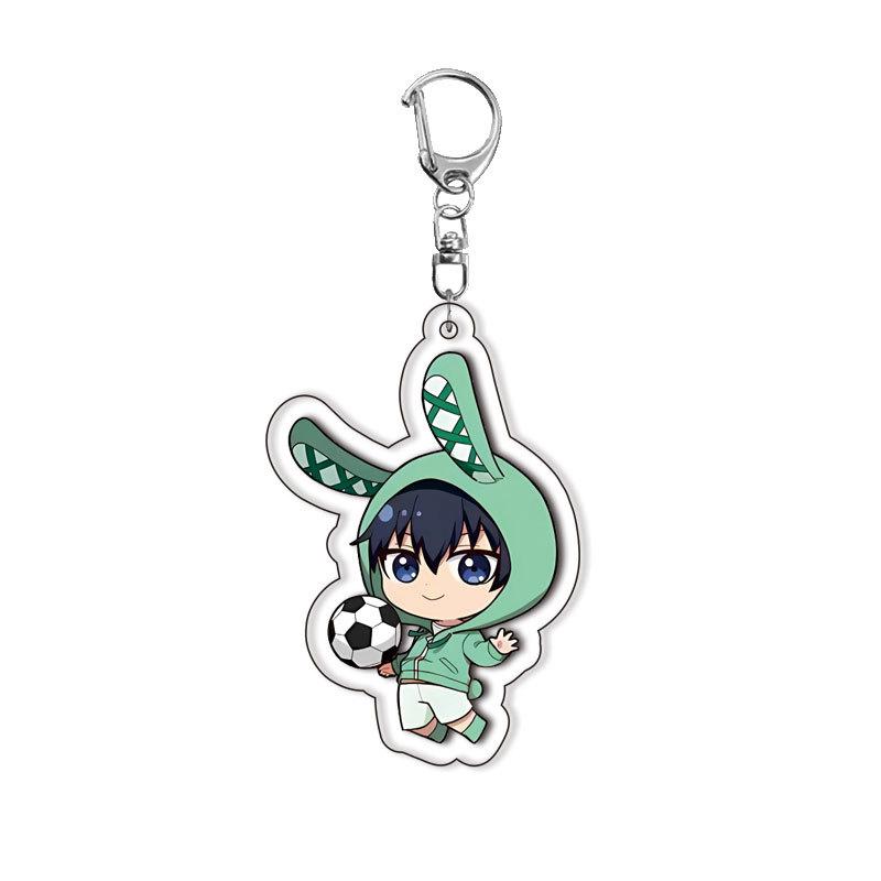 Blue Lock Acrylic Perfect Keychain Double Sided Hanging Charm Kiyora Jin Bachira Meguru Kunigami Rensuke Blue Prison Anime Layered