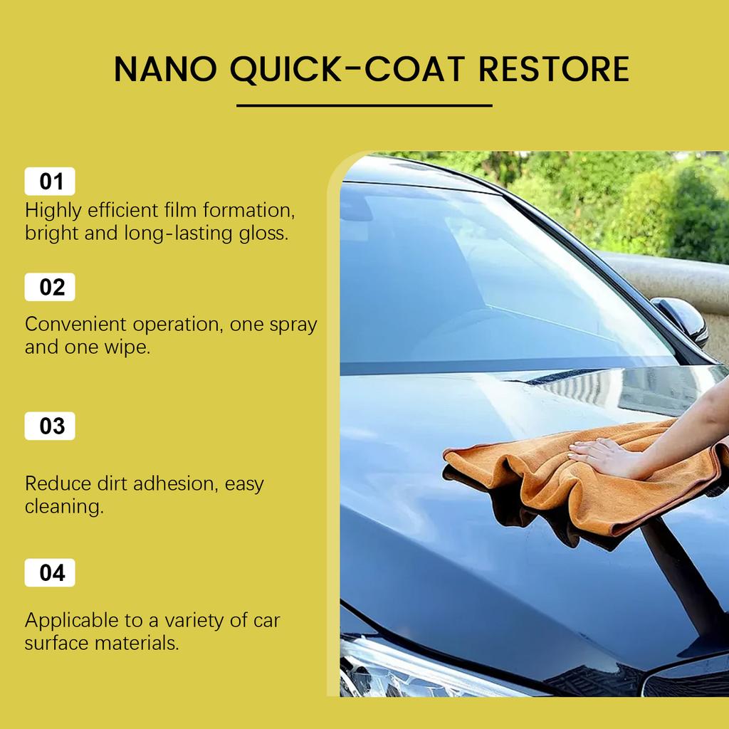Automotive Nano-coating Spray, Fast Mirror Finish, Long-lasting And Easy To Use(237ml)