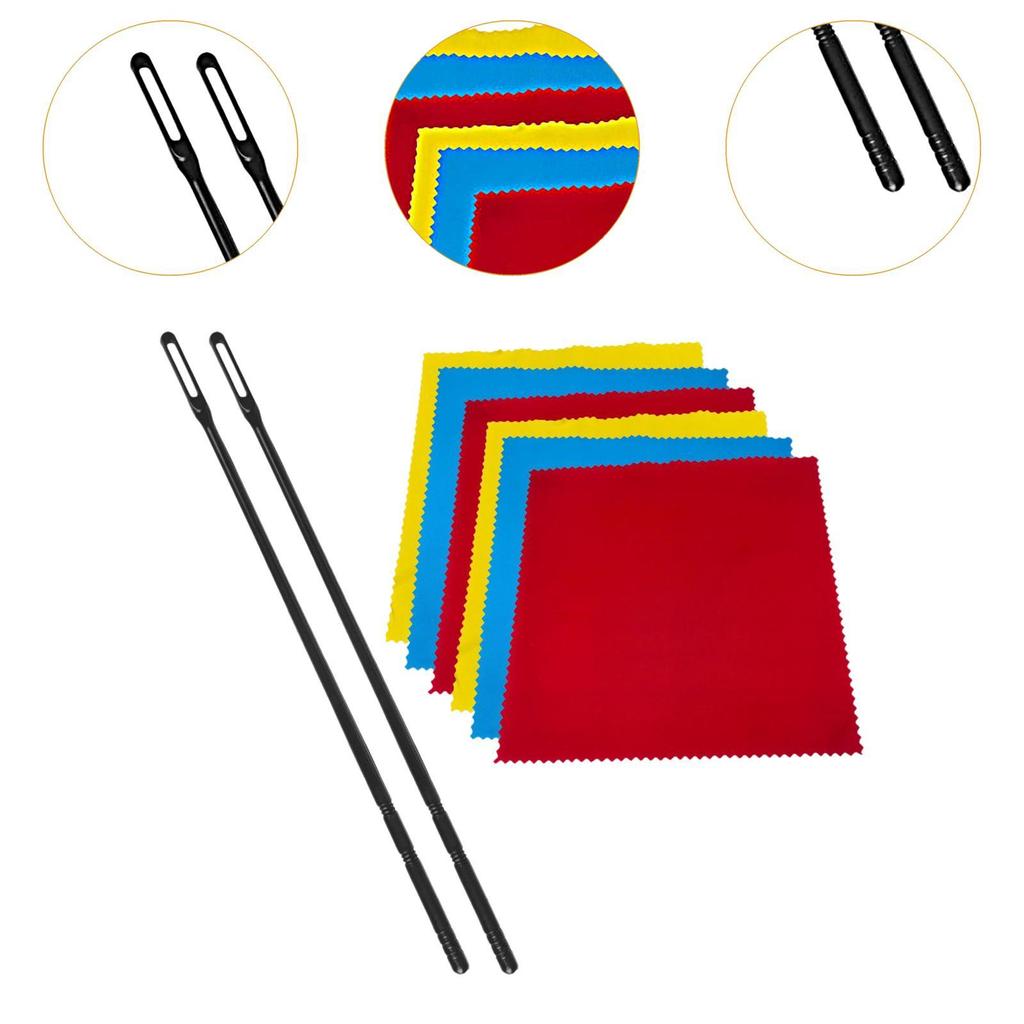 Flute Cleaning Rod and Cloth,Flute Polishing Cloth ,Woodwind
