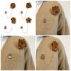 Stylish Cartoon Capybara Brooch Alloy Material Animal Badges Cartoon Brooch