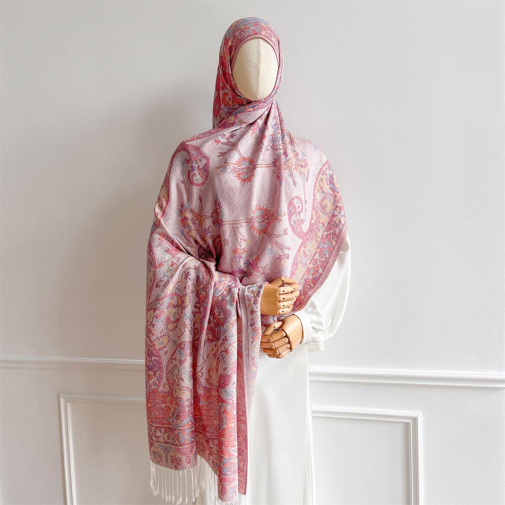Luxury Winter Scarf Women Cashmere Warm Pashmina Brand Foulard Female Shawls Wraps Paisley Bufanda Poncho Scarves Stole