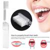 Foldable Travel Toothbrush,Portable Toothbrush Built in Cover,Folding Toothbrushes for Hiking,Camping,Traveling