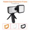 Portable Camera Frame Cold Shoe Mount Protective Case Shell 1/4in Screw Adapter Expansion Protection Frame for Insta360 Go Ultra