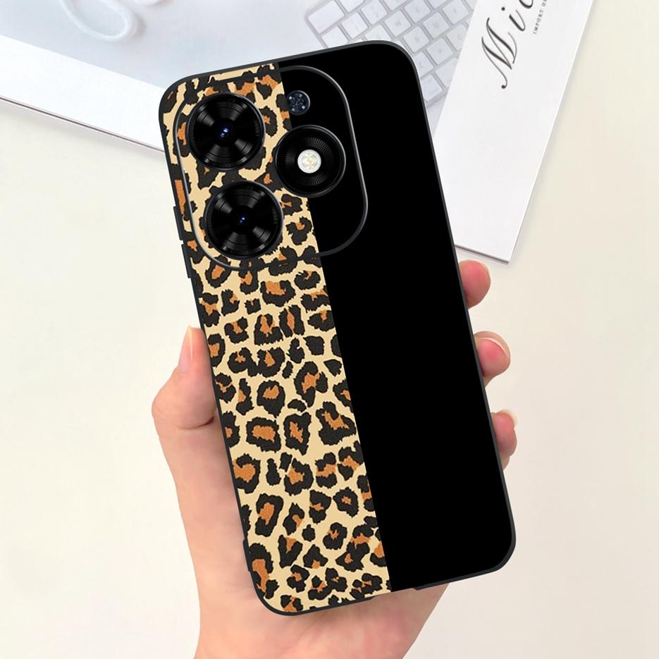 For Tecno Spark Go 2024 Case BG6 New Fashion Candy Painted Cover Soft TPU Phone Case For Tecno Spark Go 2024 Fundas 6.6'' Bumper