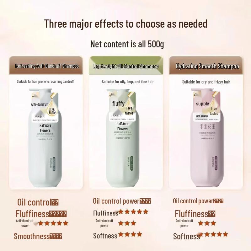 Ban Mu Hua Tian Light Oil Control Fragrance Shampoo