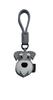 Rainbow Nexus Miniature Schnauzer Keychain, Faux Leather Bag Charm, Looks Like Genuine Leather, Dog Charm, Gift, Gray, Cute Design [Bag Charm]