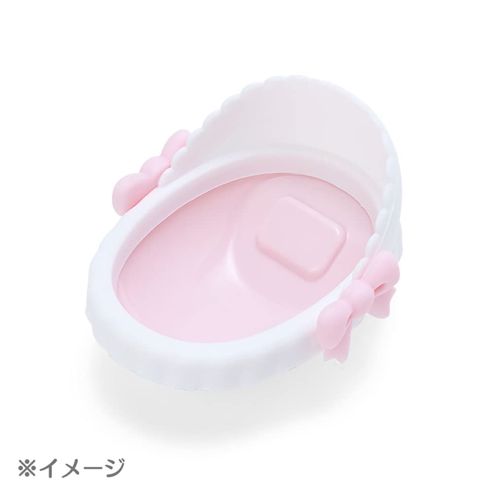 Sanrio Pompompurin Cradle Mascot 744972 White/Yellow
