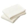 Bath Set of Natural Face Japanese-made Towels, 2, 100% Cotton, Thin, Quick-drying, (off-white)