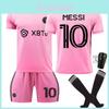 2324 Miami International Messi 10 Home Soccer Jersey Ultra-fine Fiber Material