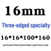 Southwest 3-Flute End Mill with Three Straight Shanks - Sizes: 3 To 20mm