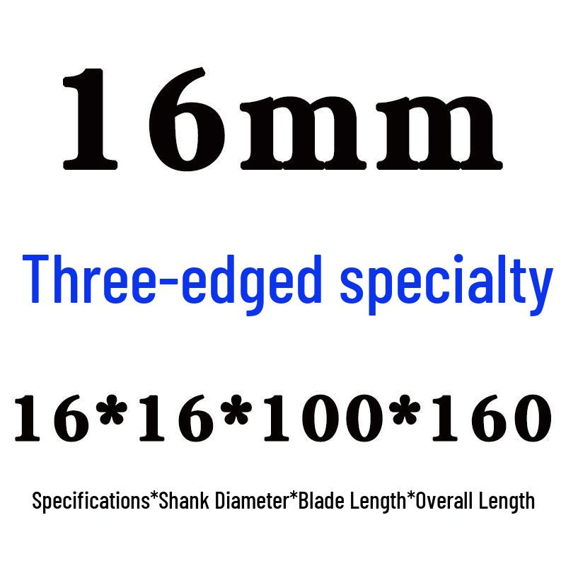 Southwest 3-Flute End Mill with Three Straight Shanks - Sizes: 3 To 20mm