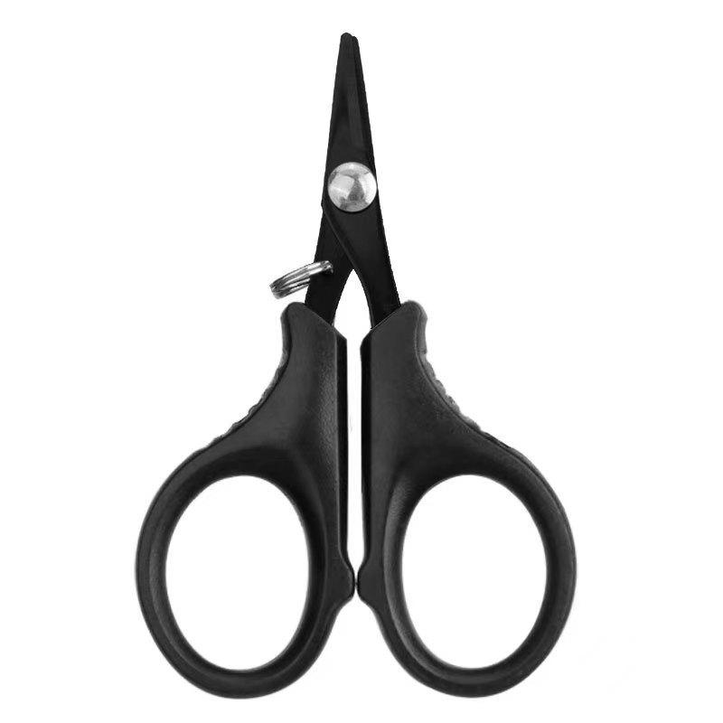 Titanium Coating Stainless Steel Fishing Scissor Plier Cut Pe Braid Line Cutter Plies Carp Fishing Accessories Tools