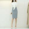 Style Latte Women Basic Slim Span Slit Spring Autumn H Line Skirt HLine Sskrt 00