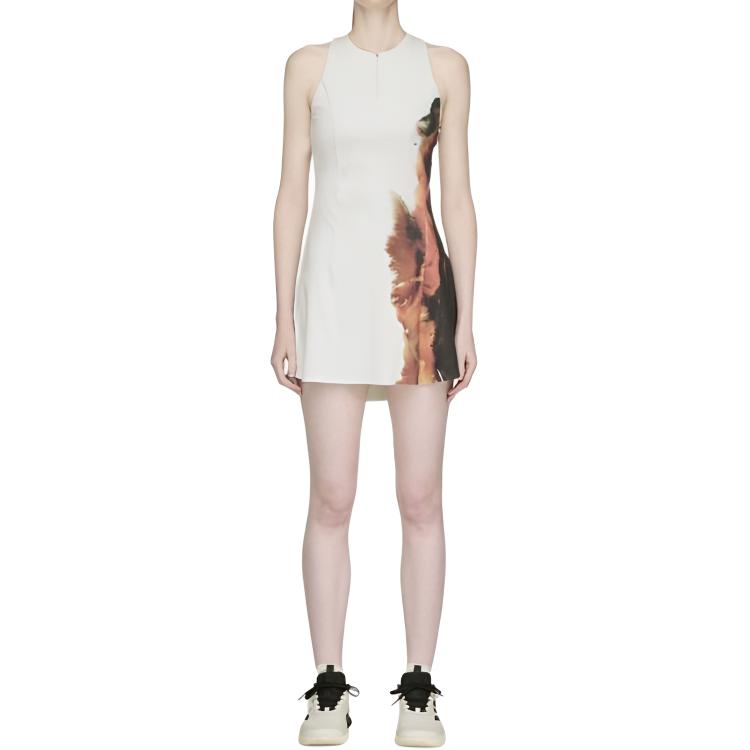 Y-3 FW25 Tennis Series Printed Slim Fit Sleeveless Dress Women Dresses JW0125