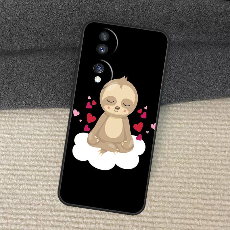

Yoga Sloth Hang Funny Design Case For Honor Magic 7 5 6 Lite Honor 200 Pro X8b X9a X8a X8 X9 X9c X9b 50 70 90 Lite Cover Honor X9a