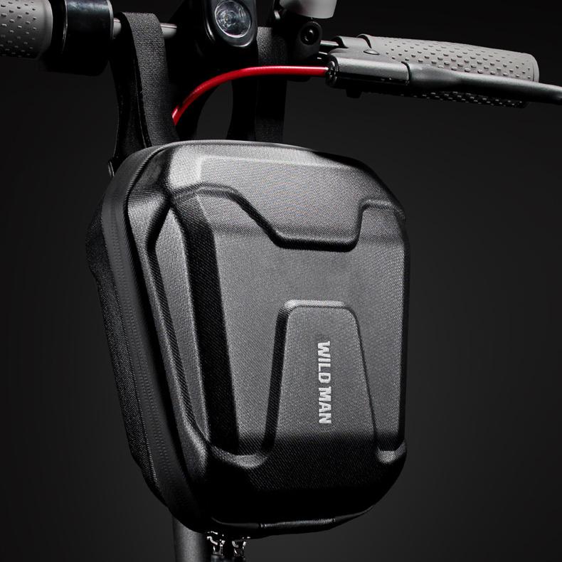 Electric Scooter Bag EVA Hard Shell Storage Car Head Bag Electric Folding Bicycle Handle Bag Balance Bike Front Bag