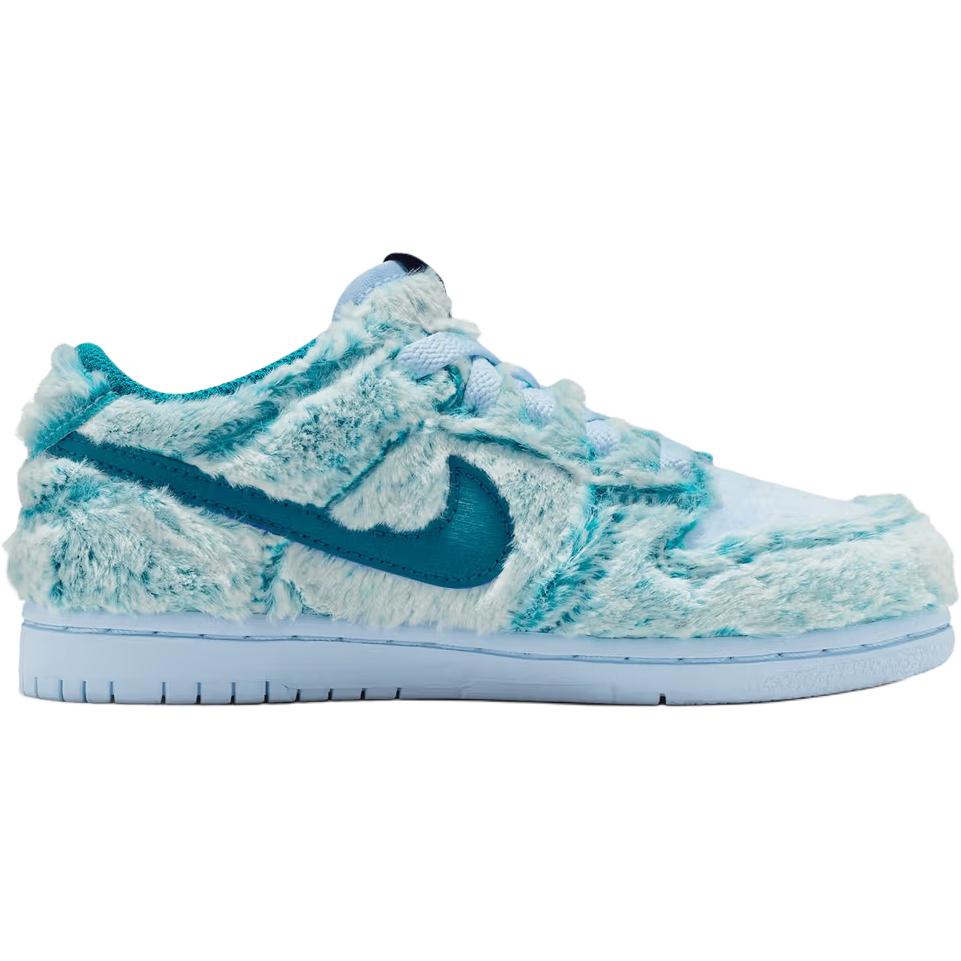 Nike Dunk Thermal Low Top Kids' Skateboarding Shoes Blue Unisex IM7171-301