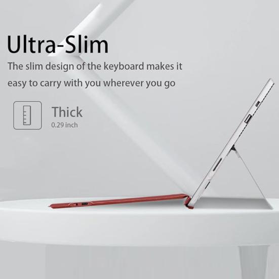 Wireless Bluetooth-compatible Keyboard Case Colorful Backlit with Protective Design Detachable Latency Free Tablet